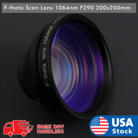 1064nm Laser F-theta Scan lens FL290/200x200mm