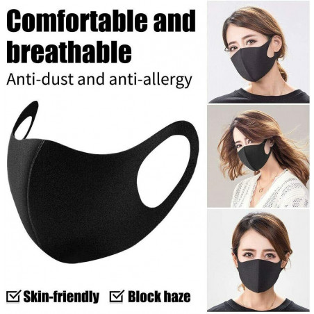 5PACK 3D Unisex Face Mask Washable Reusable Breathable Seller