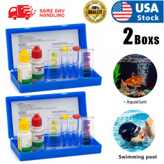 2box Swimming 2 Way Liquid Test Kit PH & Chlorine Levels For Swimming Pool Water