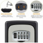 2Pack 4 Digit Combination Key Lock Box Wall Mount Safe Security Storage Case