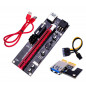 12PACK VER009S PCI-E Riser Card PCIe 1x to 16x USB 3.0 Data Cable Bitcoin Mining