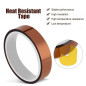 108FT Polyimide Tape Adhesive High Temperature Heat Resistant 5/8/10/20/30mm