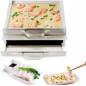 2-layer steamer drawers food steaming cooking baking rice noodle roll machine US