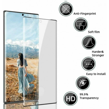 2X Samsung Galaxy Note 10/10 Plus Full Cover 3D Tempered Glass Screen Protector