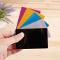 One color 100pcs blank metal business cards aluminum sheet Laser mark material