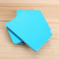 One color 100pcs blank metal business cards aluminum sheet Laser mark material