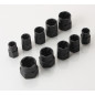 11pcs Twist Socket Set Damaged Lug Nut Lock Remover Extractor Tool 9-19mm Metric