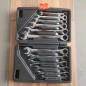 12pcs Ratcheting Combination Wrench Set Metric 8-19MM Tool