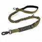 Retractable nylon rope Dog Leash Tactical K9 for large dog Heavy duty coupler