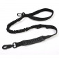 Retractable nylon rope Dog Leash Tactical K9 for large dog Heavy duty coupler