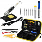 15Pcs Soldering Tips Iron Kit Electronics60W Adjustable Temperature Welding Tool