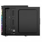 PC Gaming Computer Case Tempered Glass/Steel ATX Mid Tower USB 3.0 +RGB 6FANS