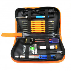 Electric Soldering Iron Gun Tool Kit 110V 60W Control ℃ Welding Station Tip Case