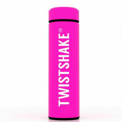 Twistshake 'Hot or Cold' pink thermos flask for liquids  420ml / 14oz