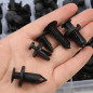 240pcs Car Body Plastic Trim Retainer Fastener Clips Push Pin Fender Bumper Tool