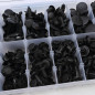 240pcs Car Body Plastic Trim Retainer Fastener Clips Push Pin Fender Bumper Tool