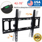 LCD LED PLASMA TILT TV WALL MOUNT BRACKET42 47 50 52 55 60 65 70 LOCKABLE