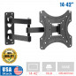 FULL MOTION TILT SWIVEL LED LCD TV WALL MOUNT BRACKET 14 23 27 32 36 37 40 42