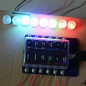 Waterproof 12-Way Blade Fuse Box Block Holder LED Indicator 12V 32V Auto Marine