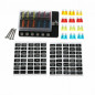 Waterproof 12-Way Blade Fuse Box Block Holder LED Indicator 12V 32V Auto Marine