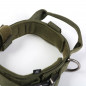 Heavy DutyTactical Military K9 Dog Training Collar with Metal Buckle Tag Name