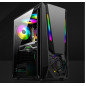Destroyer ATX Mid Tower Desktop PC Gaming RGB Computer Case Acrylic Black