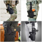 Tactical Pistol Adjustable Army Gun Drop Leg Thigh Holster Pouch Holder Bag