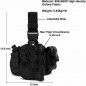 Tactical Molle Drop Leg Platform & Handgun Pistol Holster Thigh Gun Adjustable