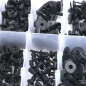 350Pcs Car Body Plastic Push Pin Clips Fender Bumper Fasteners Rivet  for Car