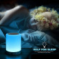 Wireless Bluetooth Speaker LED Touch Night Light Alarm Clock USB Rechargeable US