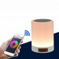 Wireless Bluetooth Speaker LED Touch Night Light Alarm Clock USB Rechargeable US