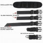 Tactical 2 Points Rifle Sling Gun Sling Military Bungee Strap W/ Hooks