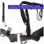 Tactical 2 Points Rifle Sling Gun Sling Military Bungee Strap W/ Hooks