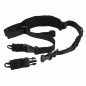 Tactical 2 Points Rifle Sling Gun Sling Military Bungee Strap W/ Hooks