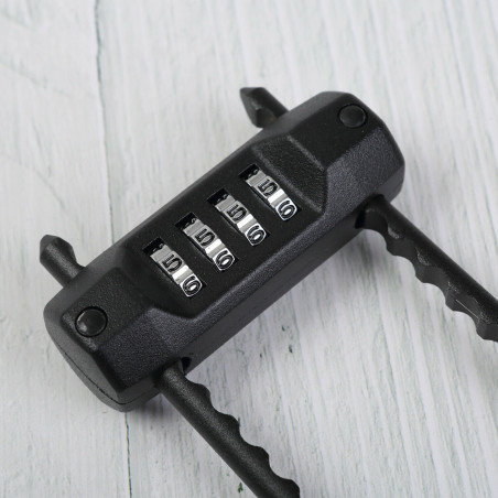 Long 8inch  U-Lock Outdoor 4-Digit Dial Combination Lock Padlock Password