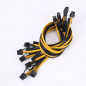 10pcs 50cm Quality Breakout Cable 6Pin to 8Pin (6+2Pin) PCI-E Cable 18AWG Mining