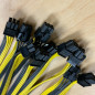 10pcs 70cm Quality Breakout Cable 6Pin to 8Pin (6+2Pin) PCI-E Cable 18AWG Mining