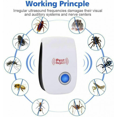 10pcs Ultrasonic Pest Reject Home Control Electronic Repellent Mice Rat Repeller