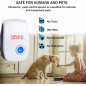 10pcs Ultrasonic Pest Reject Home Control Electronic Repellent Mice Rat Repeller