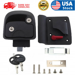 RV Entry Door Lock Push-Type Door Locks R3 Mechanical Door Lock for Camper RV E6