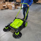 Top-grade Triple Brush Push Power Sweeper for Ground Cleaning Push Type Newest