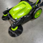 Top-grade Triple Brush Push Power Sweeper for Ground Cleaning Push Type Newest