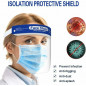 12Pack Safety Full Face Shield Reusable Protection Face Cover Eye Cashier Helmet