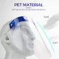 30 PCS Safety Full Face Shield Reusable Protection Cover Face Eye Cashier Helmet
