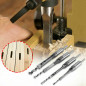 Woodworking Square Hole Drill Bits Set Wood Saw Mortising Chisel Cutter Tools