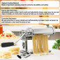 Stainless Steel Fresh Pasta Maker Roller Machine for Spaghetti Noodle Fettuccine