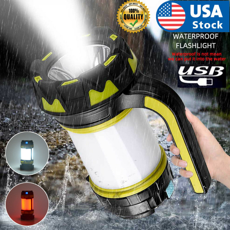 USB LED lantern rechargeable Light Camping Emergency Outdoor Hiking Lamps