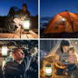 USB LED lantern rechargeable Light Camping Emergency Outdoor Hiking Lamps