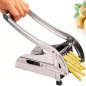 Stainless Steel French Fry Cutter Vegetable Potato Chopper Slicer Dicer 2 Blades