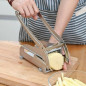 Stainless Steel French Fry Cutter Vegetable Potato Chopper Slicer Dicer 2 Blades